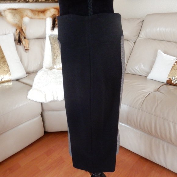 ST.JOHN BOUTIQUES CAVIAR BLACK TRAVERTINE SKIRT 6 - Picture 3 of 12